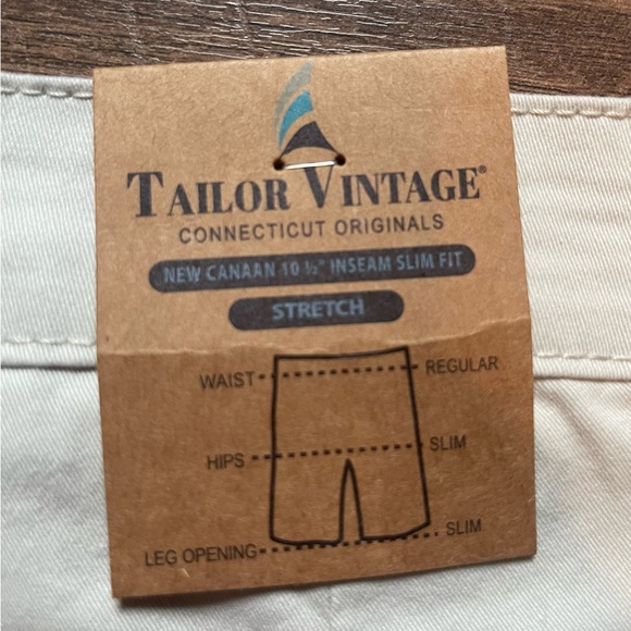 NWT Tailor Vintage Connecticut Originals Men’s Short Sz 32W - Picture 4 of 9